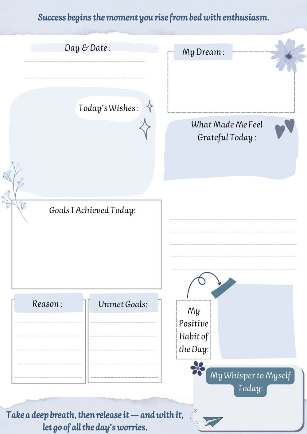 ⁦My Daily Journal (Daily Achievement Templates for Future Dreams)⁩ - الصورة ⁦4⁩