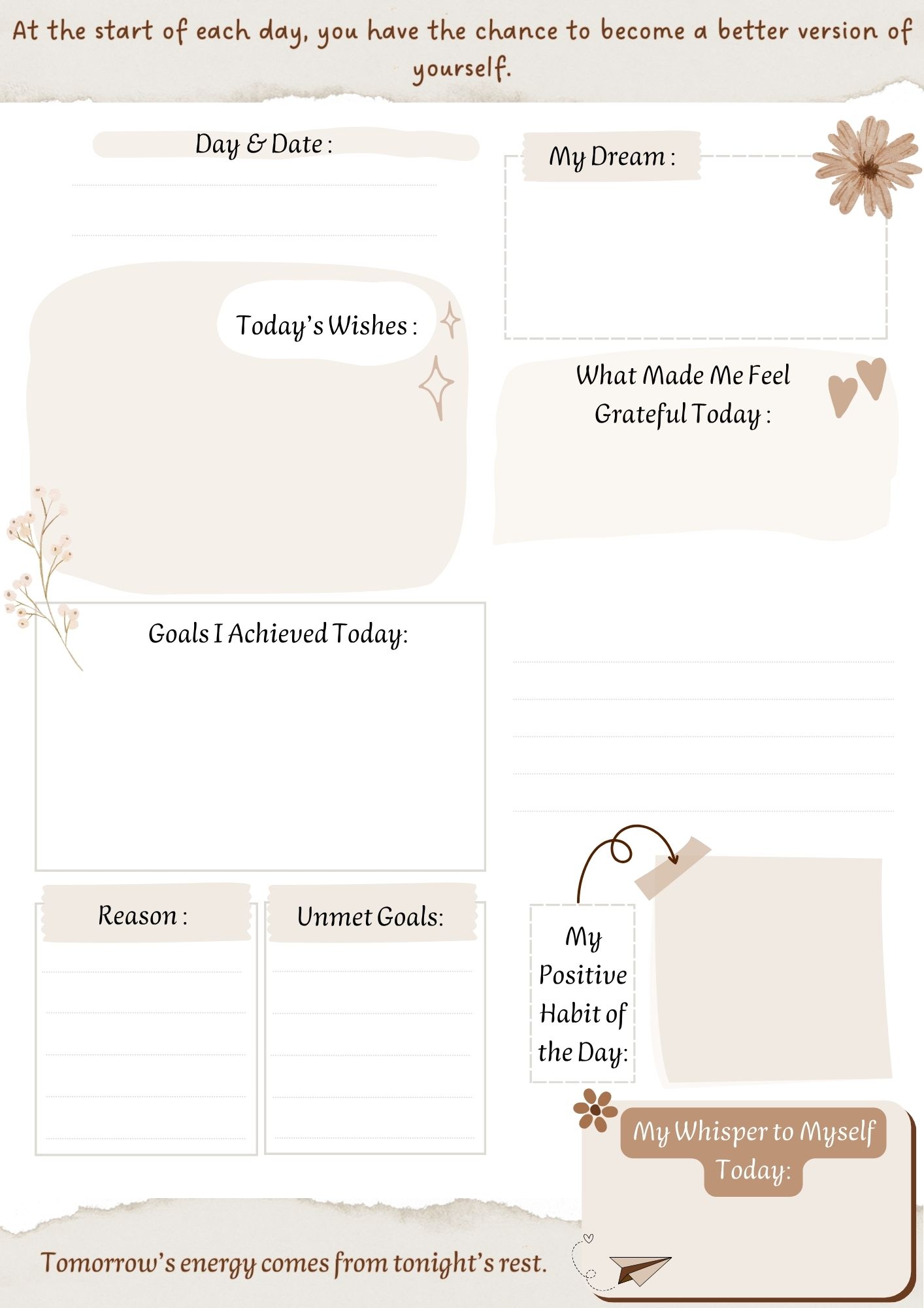 My Daily Journal (Daily Achievement Templates for Future Dreams) - الصورة 3