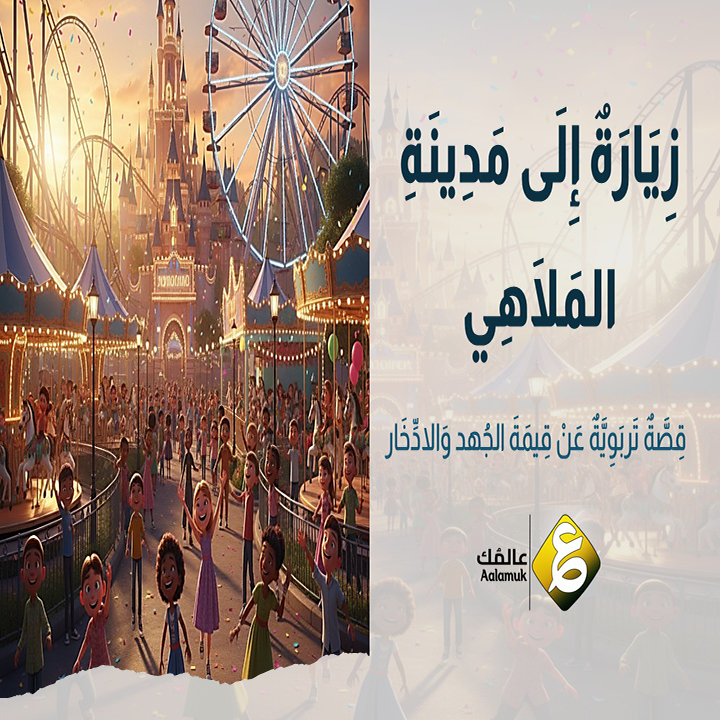 القصة التفاعلية : زيارة إلى مدينة الملاهي - دون الاتصال بالشبكة